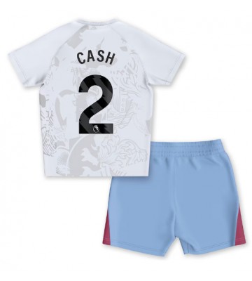 Aston Villa Matty Cash #2 Udebanesæt Børn 2023-24 Kort ærmer (+ korte bukser)